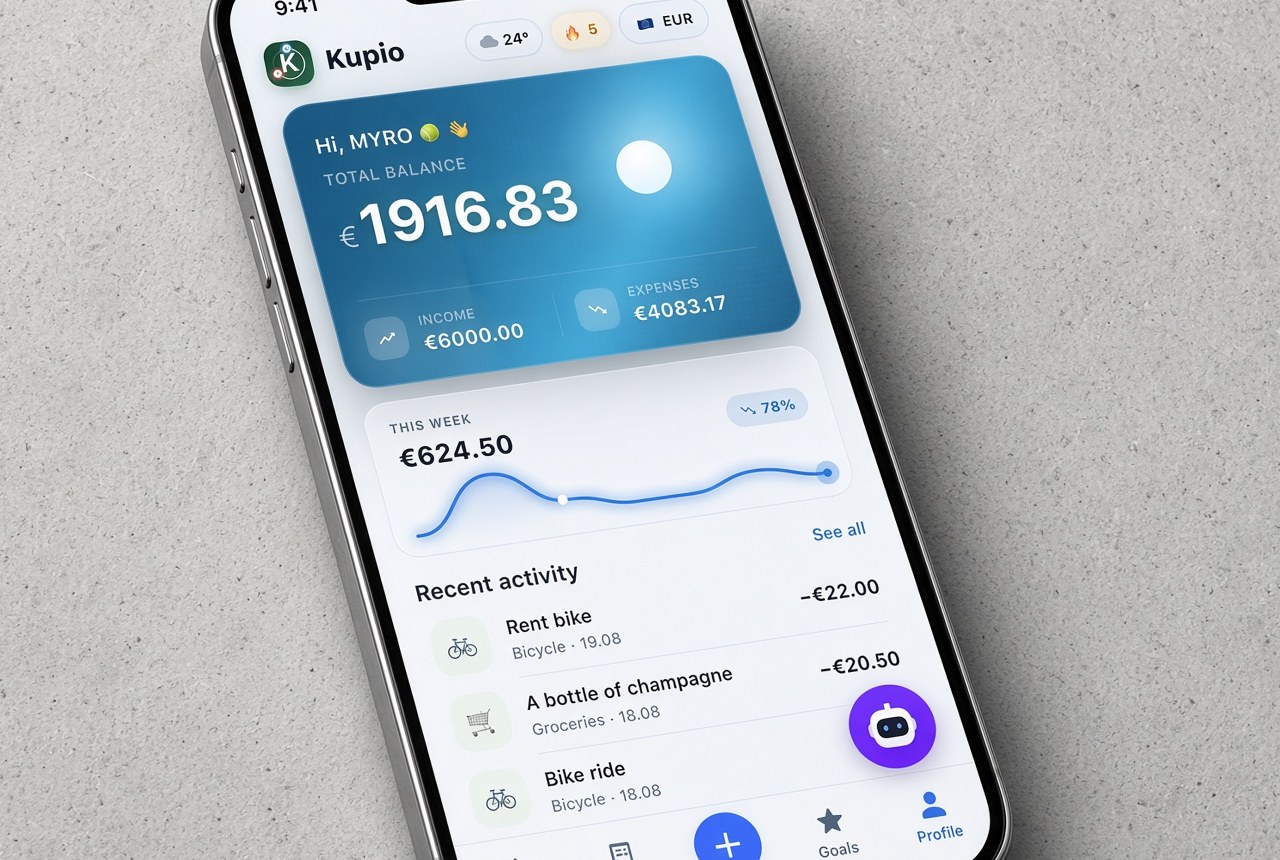 Application mobile Kupio — MG Digital